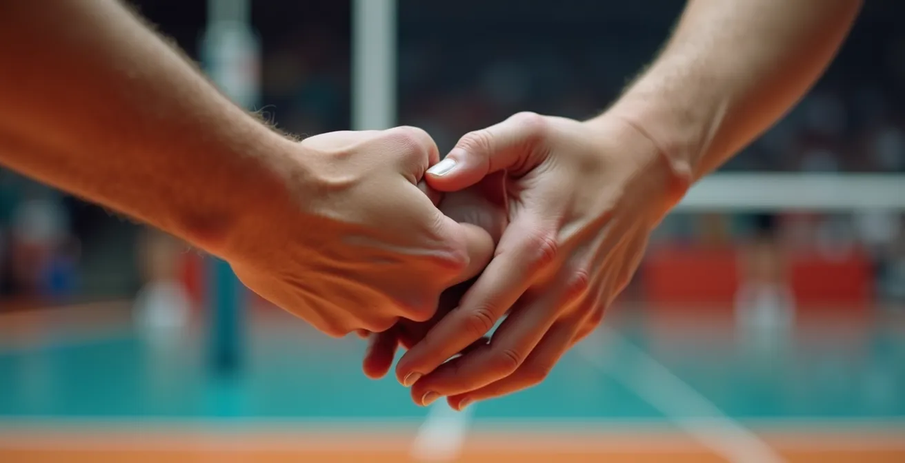 Démonstration technique de la plateforme de réception Kiraly avec angle des avant-bras et position du tronc