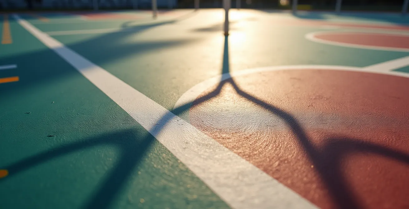 Vue aérienne montrant la complexité des rotations tactiques au volley-ball